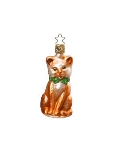 Елочная игрушка Inge's Christmas House And Farm. Коричневый котенок / 10150S022 Inge's christmas