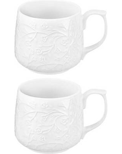 Набор кружек Elan Gallery Веточки-цветочки / 950392 Elan gallery
