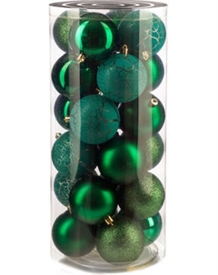 Набор шаров новогодних Ausini VT25-04021-6