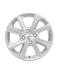 Литой диск Khomen KHW1501 Rio 15x6" 4x100мм DIA 54.1мм ET 48мм F Silver