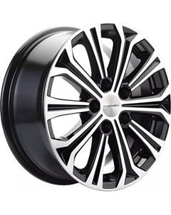 Литой диск Khomen KHW1610 DFM 580 16x6.5" 5x110мм DIA 67.1мм ET 45мм Black FP