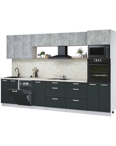 Кухонный гарнитур Интерлиния Мила Лайт 3.3-ПМ3