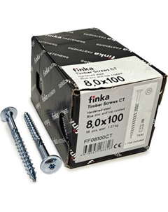 Шуруп Finka Timber Screws CT Конструкционный по дереву TORX40 8x100 тарелка