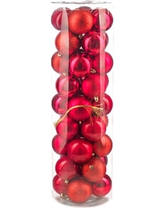 Набор шаров новогодних Ausini VT25-04006-3