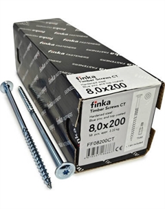 Шуруп Finka Timber Screws CT Конструкционный по дереву TORX40 8x200 тарелка