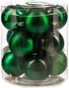 Набор шаров новогодних Ausini VT25-04005-6