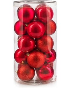 Набор шаров новогодних Ausini VT25-04007-3