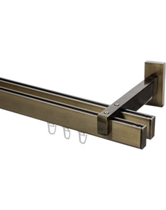 Карниз для штор Sundays Home Флэт Лайн Изи двойной Sundays home