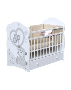 Детская кроватка VDK Toby маятник и ящик Vdk