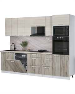 Кухонный гарнитур Интерлиния Мила Лайт 2.8-ПМ1