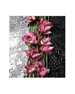 Шторка-занавеска для ванны JoyArty Цветочное разделение / sc_2729 Joyarty