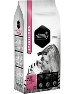 Сухой корм для кошек Amity Premium Sterilized Cats Lamb & Rice ягненок с рисом