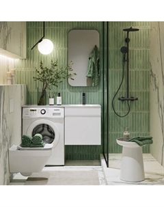 Тумба под умывальник Aqwella под стиральную машину Duet DU01051