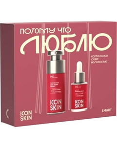 Набор косметики для лица Icon Skin Антивозр. сыворотка с коллаг. и пепт. Lift Up+Крем Time Reverse Icon skin