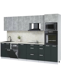 Кухонный гарнитур Интерлиния Мила Лайт 3.05-ПМ3