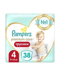 Подгузники-трусики детские Pampers Premium Care 4 Maxi