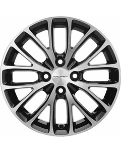 Литой диск Khomen KHW1506 X-Ray 15x6" 4x100мм DIA 60.1мм ET 37мм Black FP