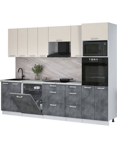 Кухонный гарнитур Интерлиния Мила Лайт 2.8-ПМ1