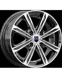 Литой диск K&K Флэш (КС698) 5x14 4x100мм DIA 67.1мм ET 45мм Алмаз черный K&k