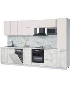 Кухонный гарнитур Интерлиния Мила Лайт 3.3-ПМ4