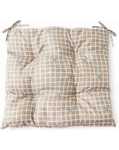 Подушка на стул Этель Клетка / 10713151