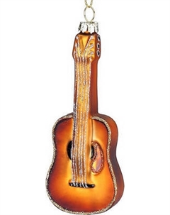 Елочная игрушка Inge's Christmas Figural Glass Ornaments. Гитара / 64794H600 Inge's christmas