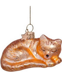 Елочная игрушка Vondels Котик спящий / 3237000035016