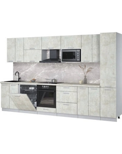 Кухонный гарнитур Интерлиния Мила Лайт 3.4-ПМ2