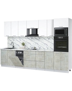 Кухонный гарнитур Интерлиния Мила Лайт 3.25-ПМ3