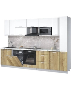 Кухонный гарнитур Интерлиния Мила Лайт 3.1-ПМ2