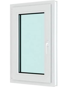 Окно ПВХ Добрае акенца Поворотно-откидное 3 стекла левое