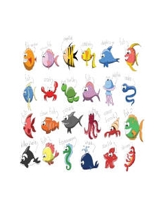 Шторка-занавеска для ванны JoyArty Морские обитатели / sc_9062 Joyarty