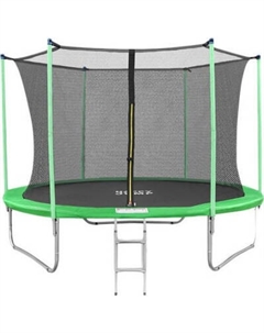 Батут Happy Jump 12ft-i Pro с внутренней сеткой и лестницей Happy jump