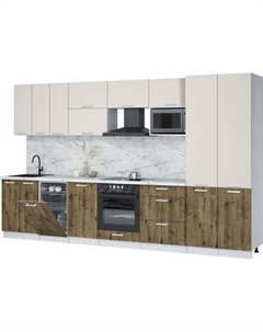 Кухонный гарнитур Интерлиния Мила Лайт 3.5-ПМ4