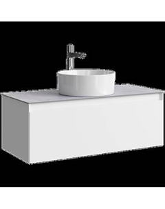 Тумба под умывальник Aqwella Geometria GE01101WM+STG1014X456GS