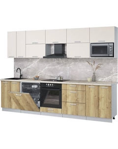 Кухонный гарнитур Интерлиния Мила Лайт 3.0-ПМ2