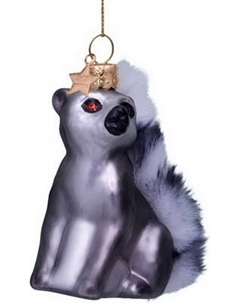 Елочная игрушка Vondels Лемур / 2240800075015