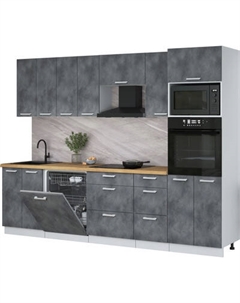 Кухонный гарнитур Интерлиния Мила Лайт 2.8-ПМ1