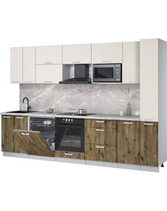 Кухонный гарнитур Интерлиния Мила Лайт 3.1-ПМ2