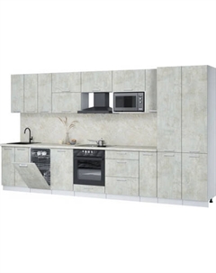 Кухонный гарнитур Интерлиния Мила Лайт 3.8-ПМ4