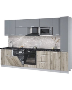 Кухонный гарнитур Интерлиния Мила Лайт 3.1-ПМ2