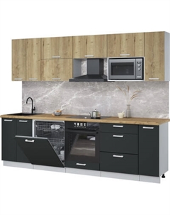 Кухонный гарнитур Интерлиния Мила Лайт 2.7-ПМ2