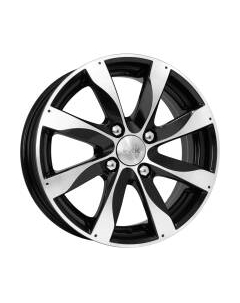 Литой диск K&K Джемини (КС617) 15x6" 4x108мм DIA 63.35мм ET 50мм Алмаз черный K&k