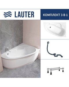 Ванна акриловая Lauter Valencia 140x95 / 2102140R