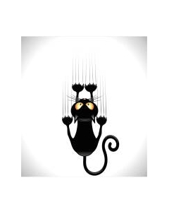 Шторка-занавеска для ванны JoyArty Вредный кот / sc_18505 Joyarty