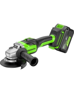 Угловая шлифовальная машина Greenworks GD24AG бесщеточная 24V / 3200207CUH