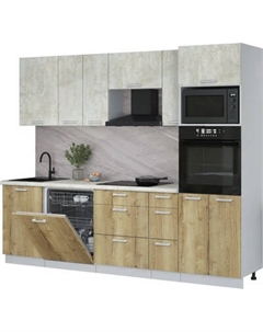 Кухонный гарнитур Интерлиния Мила Лайт 2.6-ПМ1