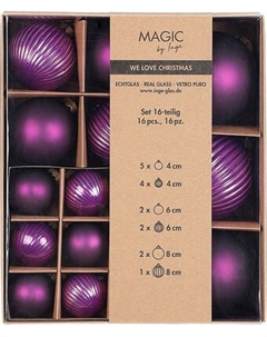 Набор шаров новогодних Inge's Christmas One-Two-Tree! / 16420P418 Inge's christmas