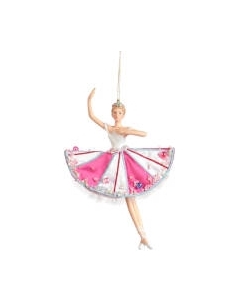 Елочная игрушка Goodwill Xmas 2023 Балерина в розовом / MO 95221