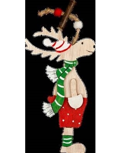 Елочная игрушка Erich Krause Decor Олень в шарфе / 47741 Erich krause